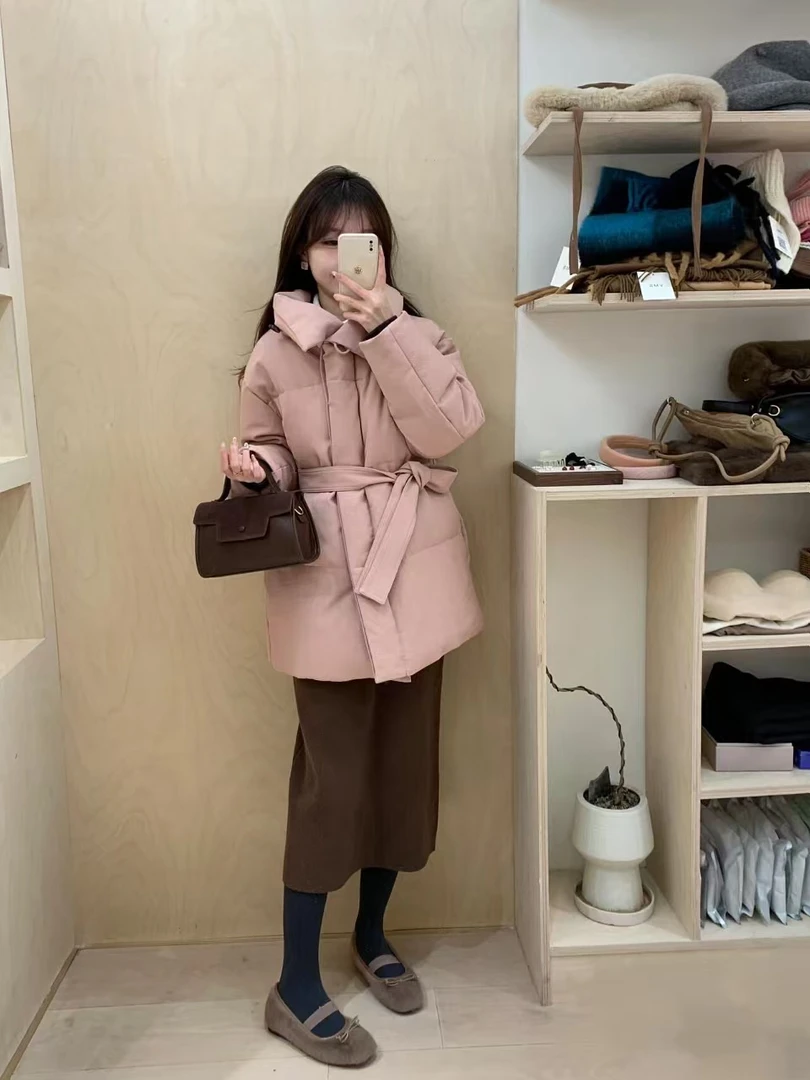 短款时尚百搭加厚保暖韩版秋冬羽绒服YB9075