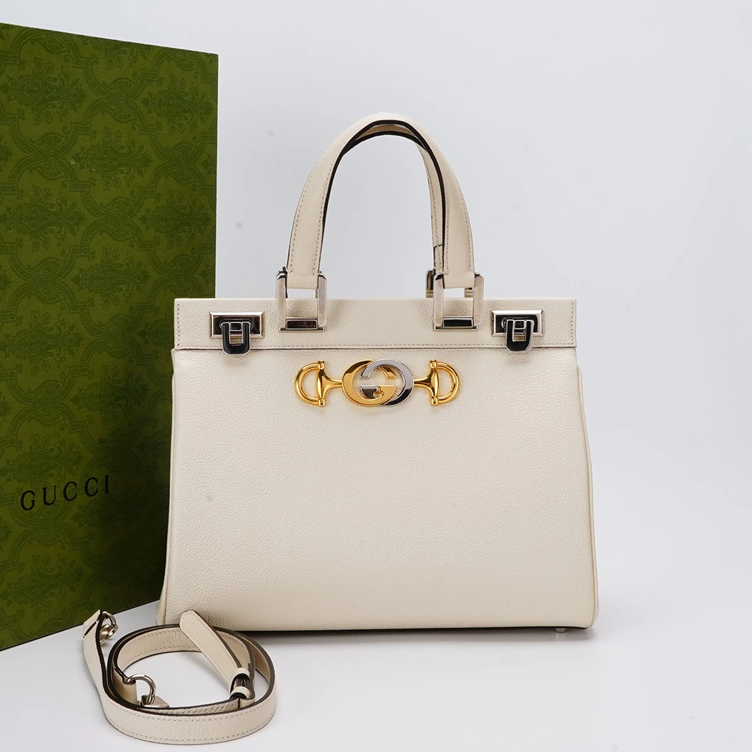 95新 GUCCI/古驰 一口价【静文】 zumi手提单肩包小号/BG22015088