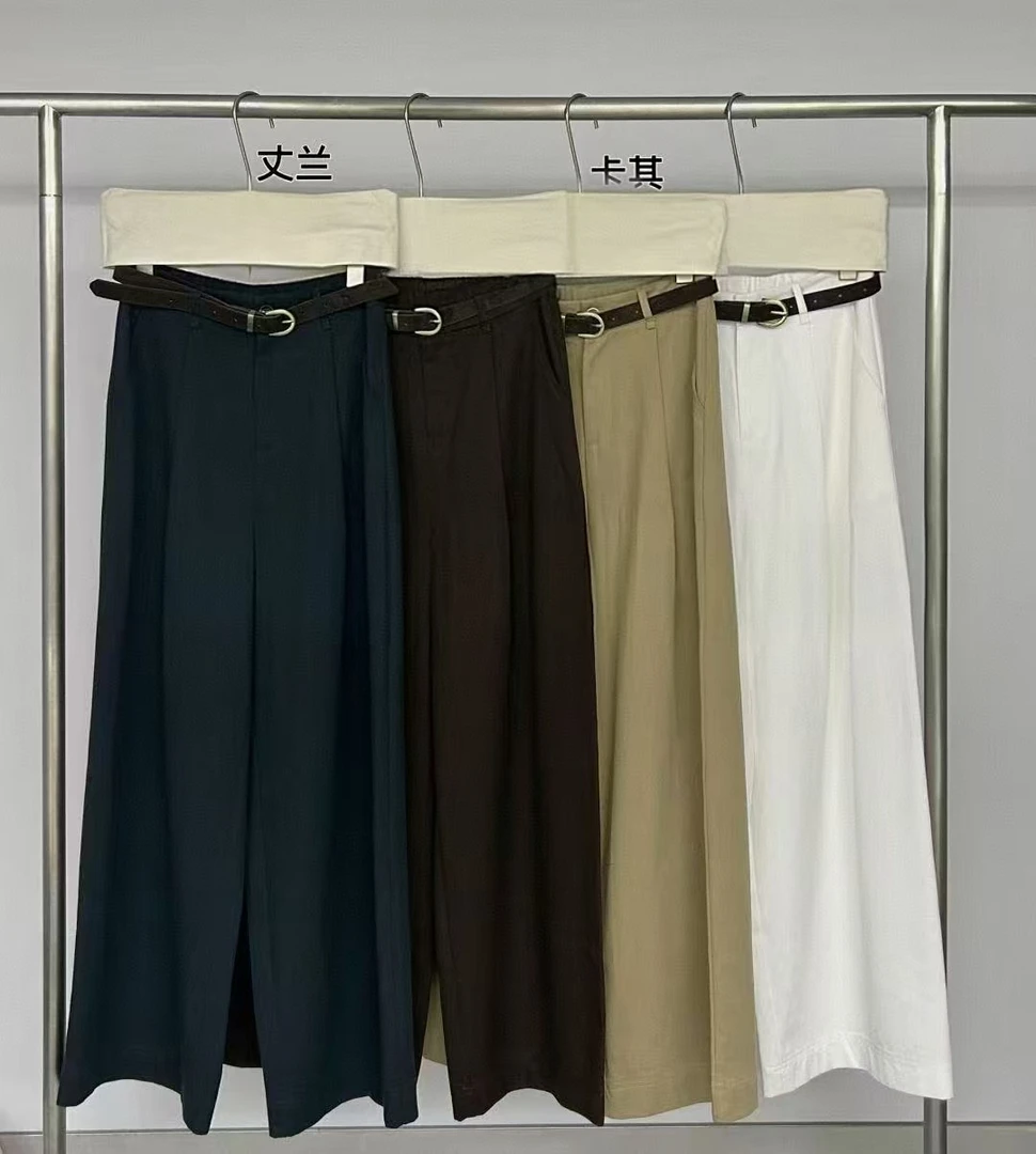 Datou·秋款！ 早秋韩系简约时尚休闲百搭直筒休闲裤女611118