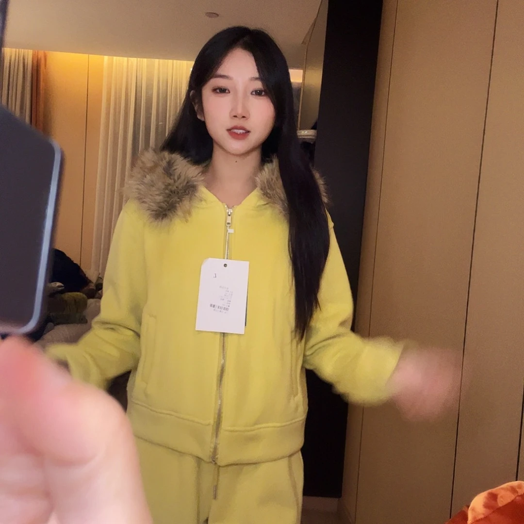 加绒套装特别厚去拍去拍