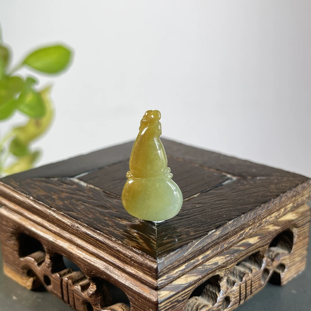 JXZC31-018 天然缅甸A货翡翠 葫芦