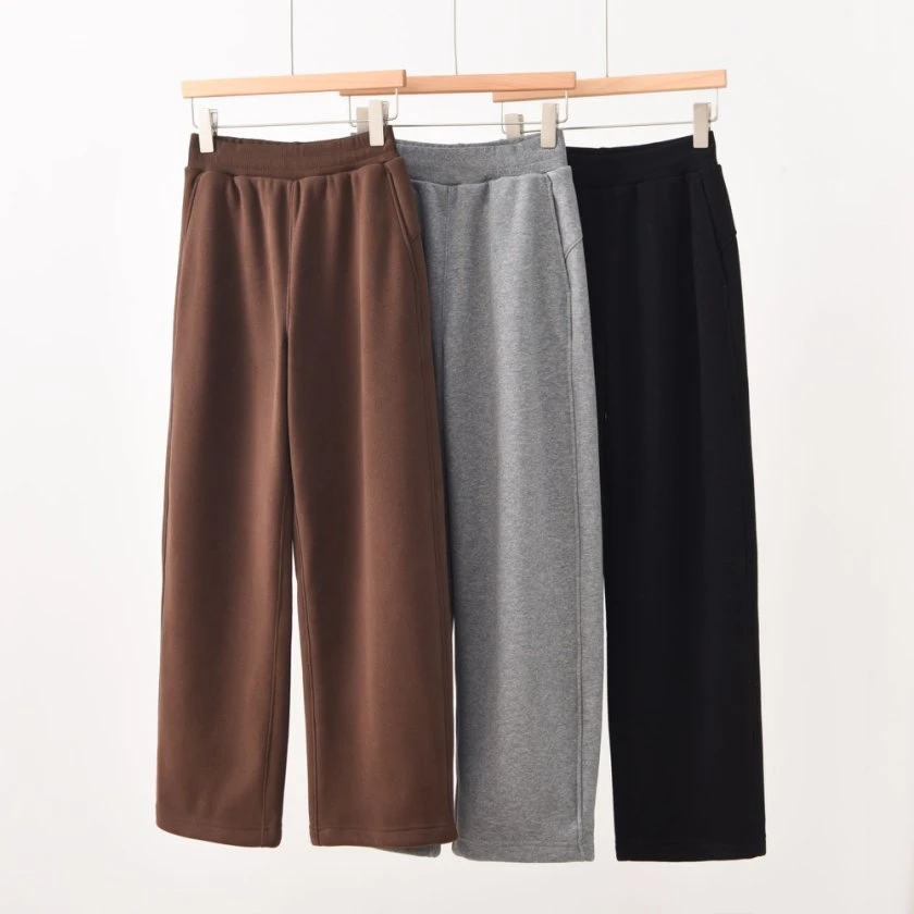 【宅】蕉-加绒裤子阔腿裤休闲裤C06K26