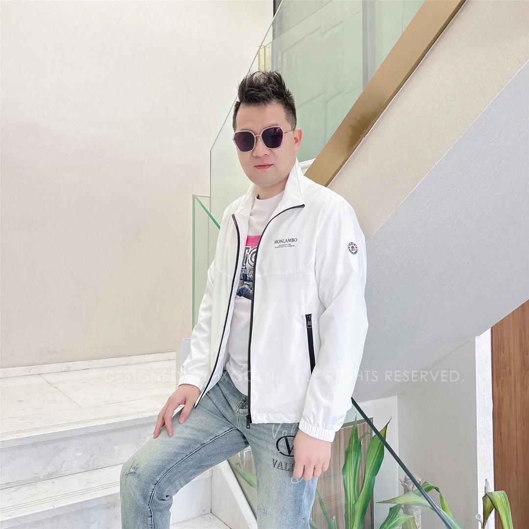 春夏款SYSR黑边拉链口袋轻奢高端男士上档次休闲外套男装夹克外衣