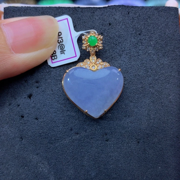 18K金镶嵌手链翡翠翡翠