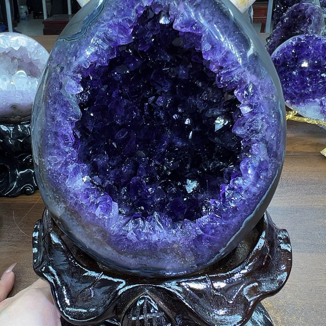 紫晶摆件未镶嵌天然晶体大型摆件未镶嵌