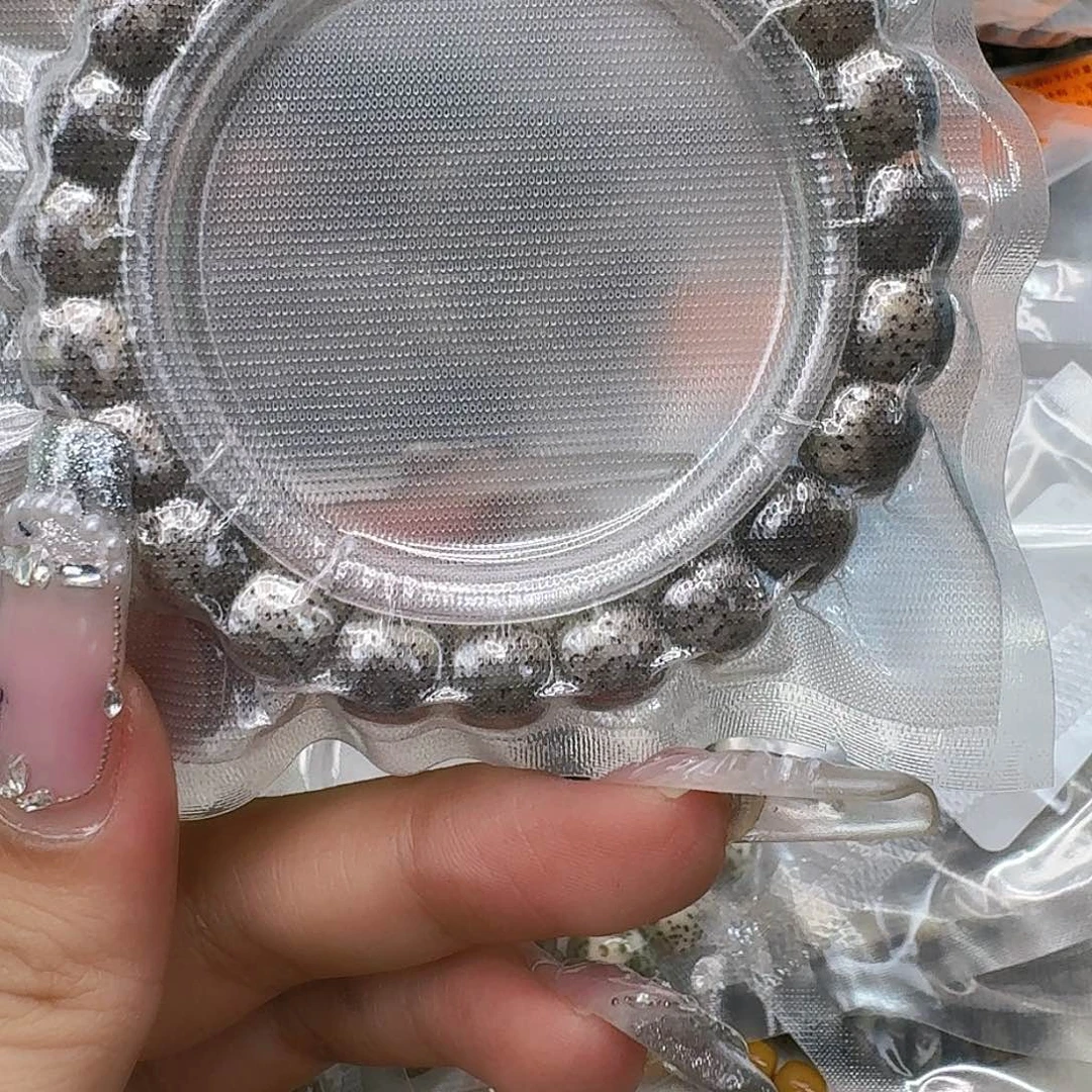 星月菩提手串123傲世黑灰星月菩提10桶单圈