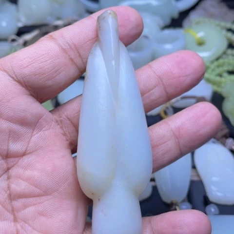 吊坠(不含链)未镶嵌和田玉