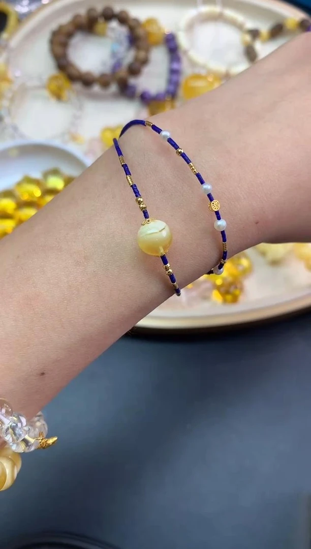 【小鱼严选】蜜蜡手链-ML01|BML3