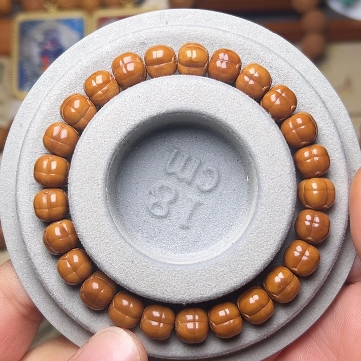 猴头核桃手串猴头雕刻精工小柿柿如意手串单圈