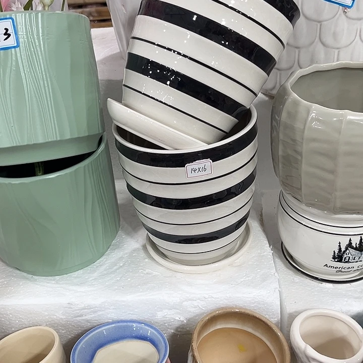 福利价陶瓷花盆全场10包邮