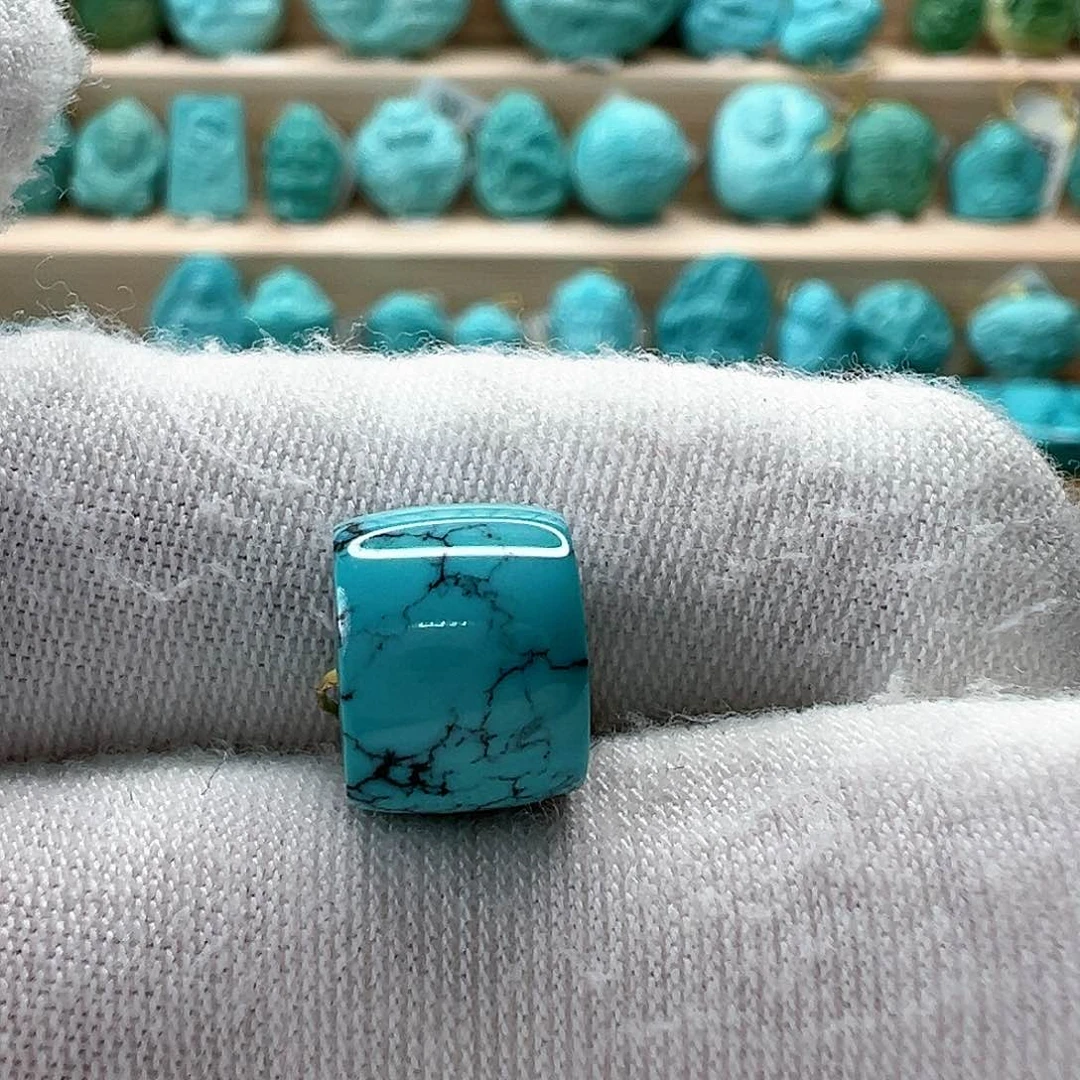 未镶嵌绿松石直切珠9.9x7.8mm