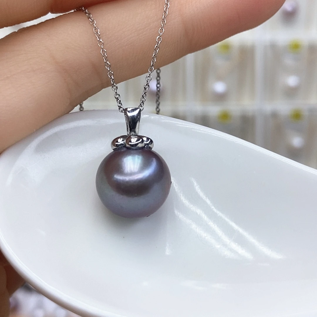 项链合金淡水珍珠