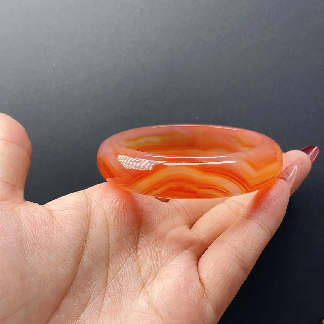 玛瑙/玉髓手镯未镶嵌星*