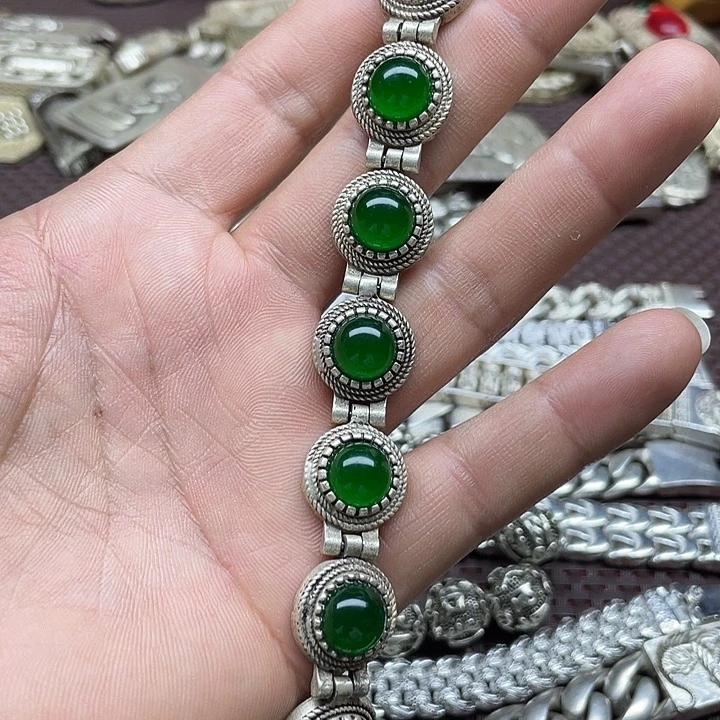 足银、镶嵌款手链手链