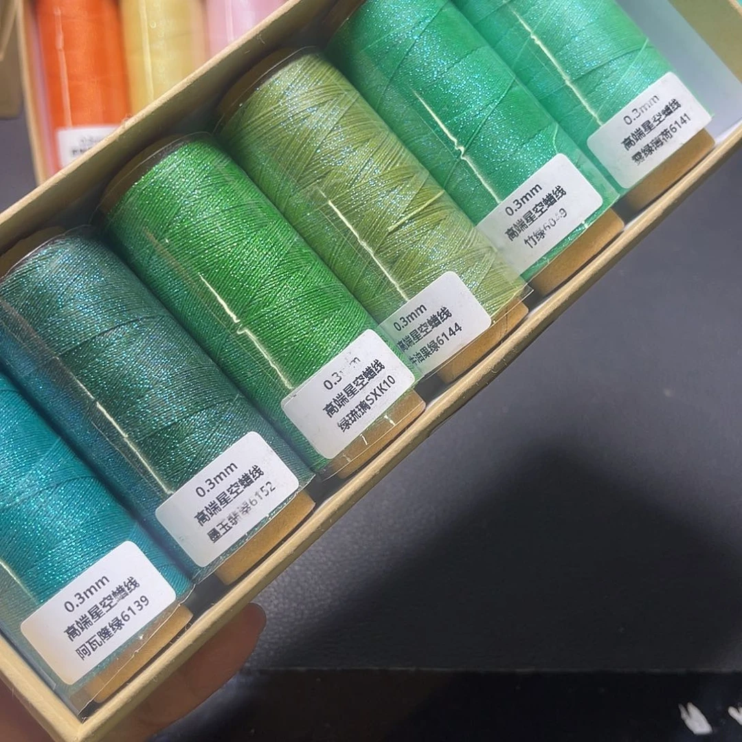 孤品03，0.3高端星空蜡绿色系6色