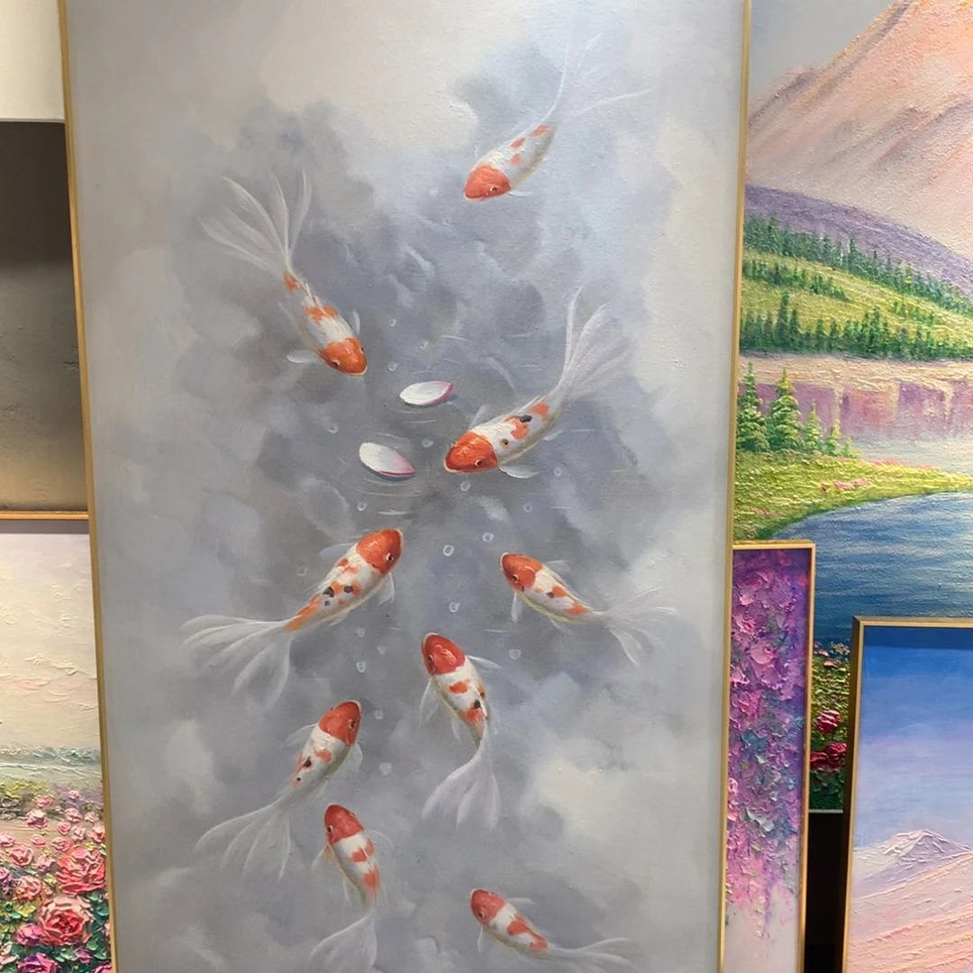 横款80.160九鱼图