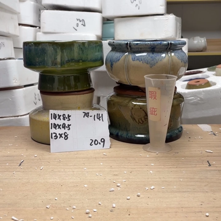 开***3紫砂花盆多肉陶土花盆微瑕141