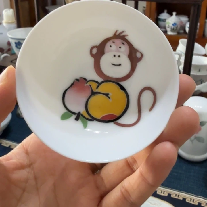 醴陵釉下手绘茶杯