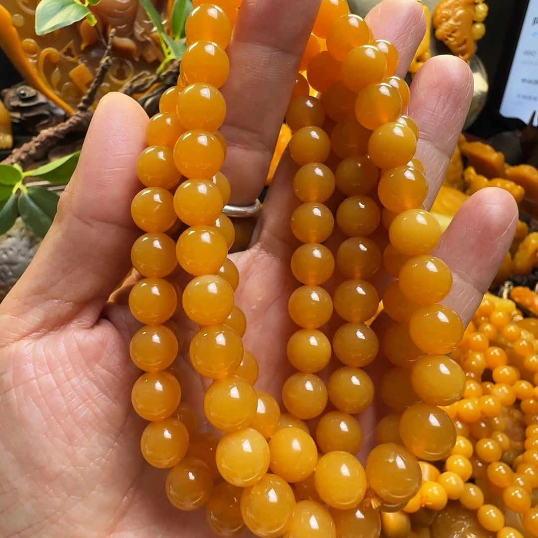 阿***星石英质玉（黄龙玉）未镶嵌长串卡9.5长（不退换）