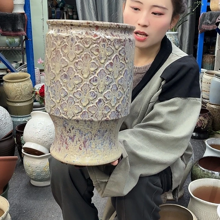 20×30 -粗陶花盆有孔-买买买