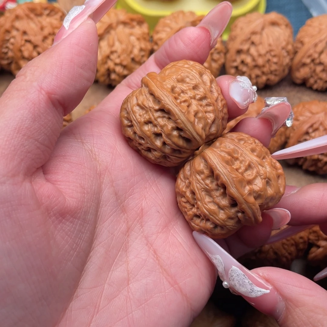 木***楼把件文玩核桃全品平谷元宝37