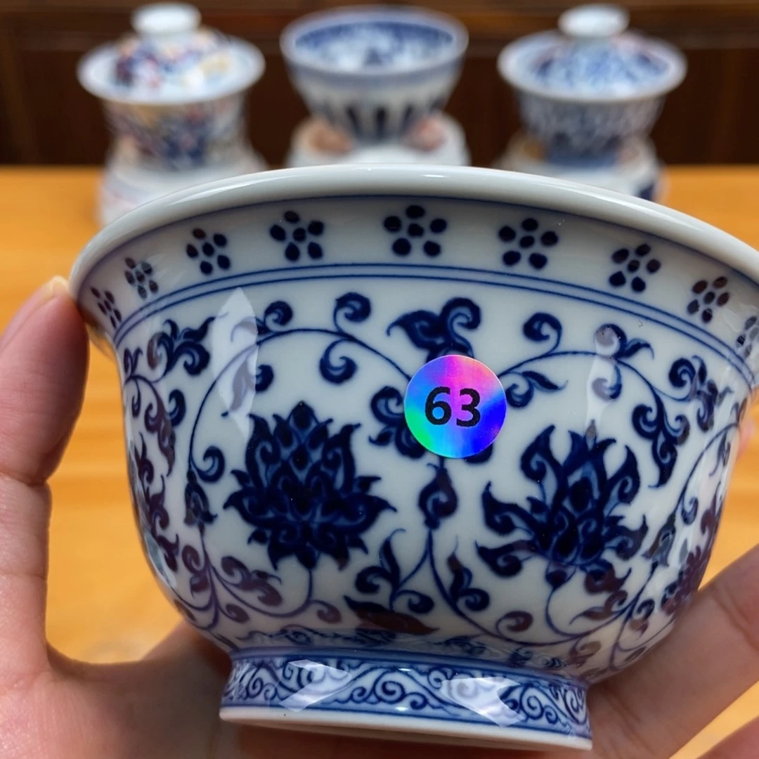 手绘现代茶具非古董