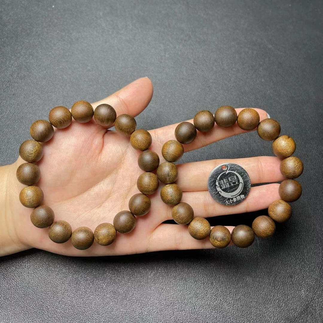 沉香翡昱-N10-37818-73-沉香手串/约17颗/约12+/-多样性发其一-C