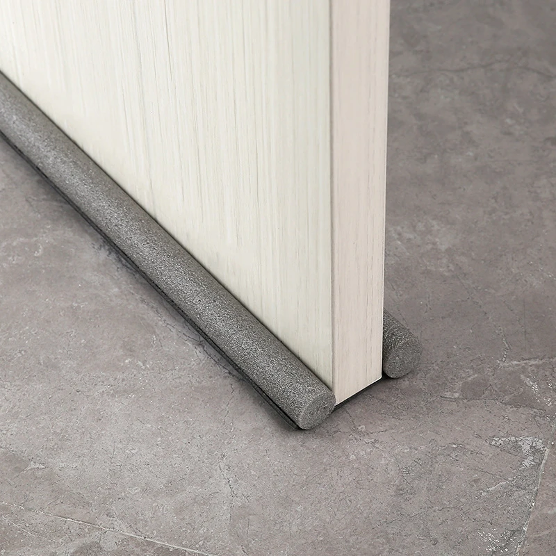 d门缝门底密封条隔音门窗缝隙胶条挡风保温防风条发泡棉门底密封