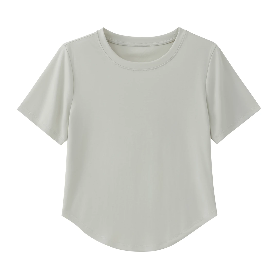 显瘦休闲纯色兰精莫代尔-短袖266