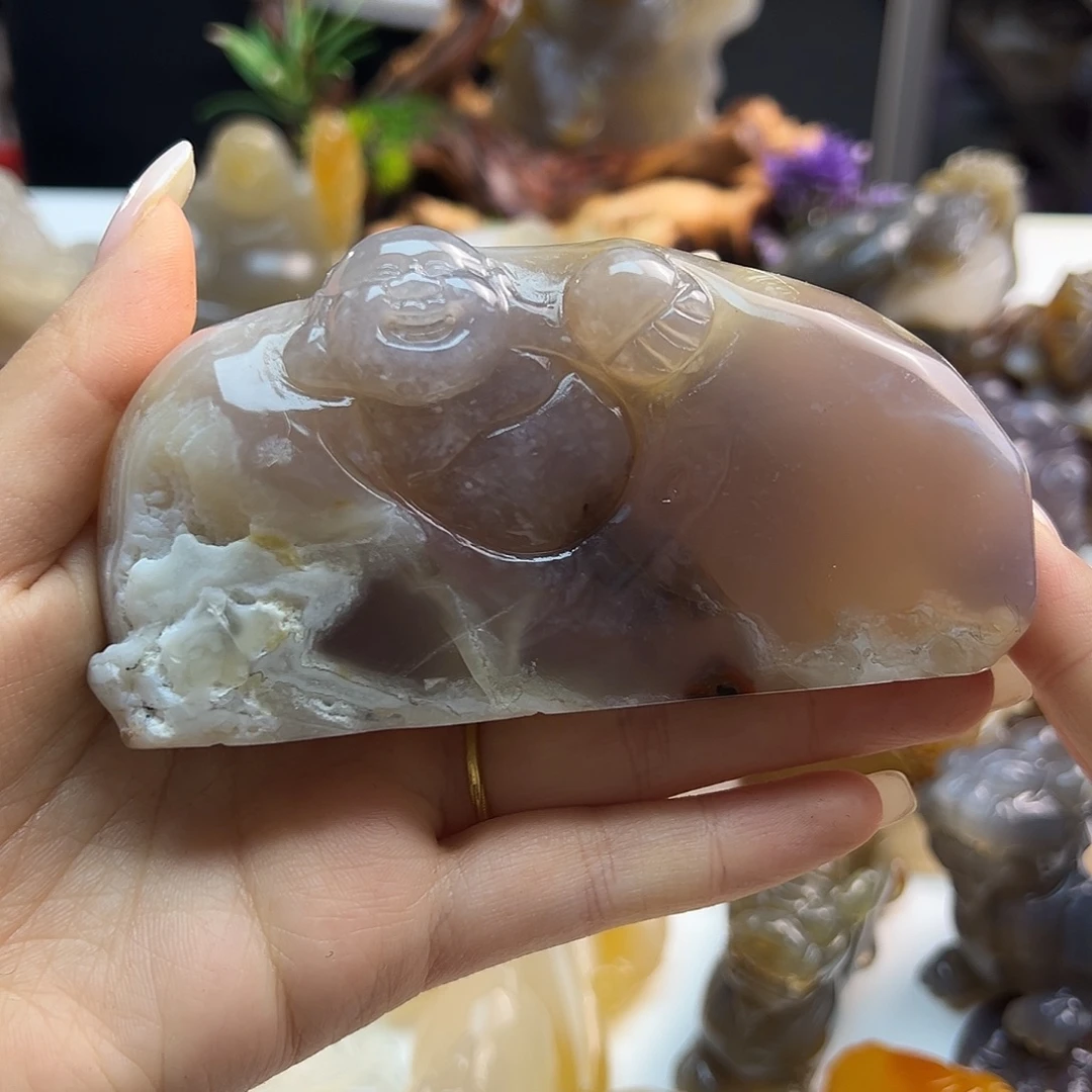 玛瑙/玉髓未镶嵌吊坠(不含链)
