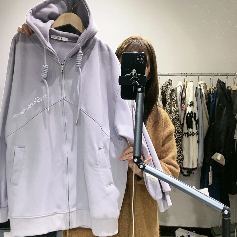 【闪购商品】紫色外套