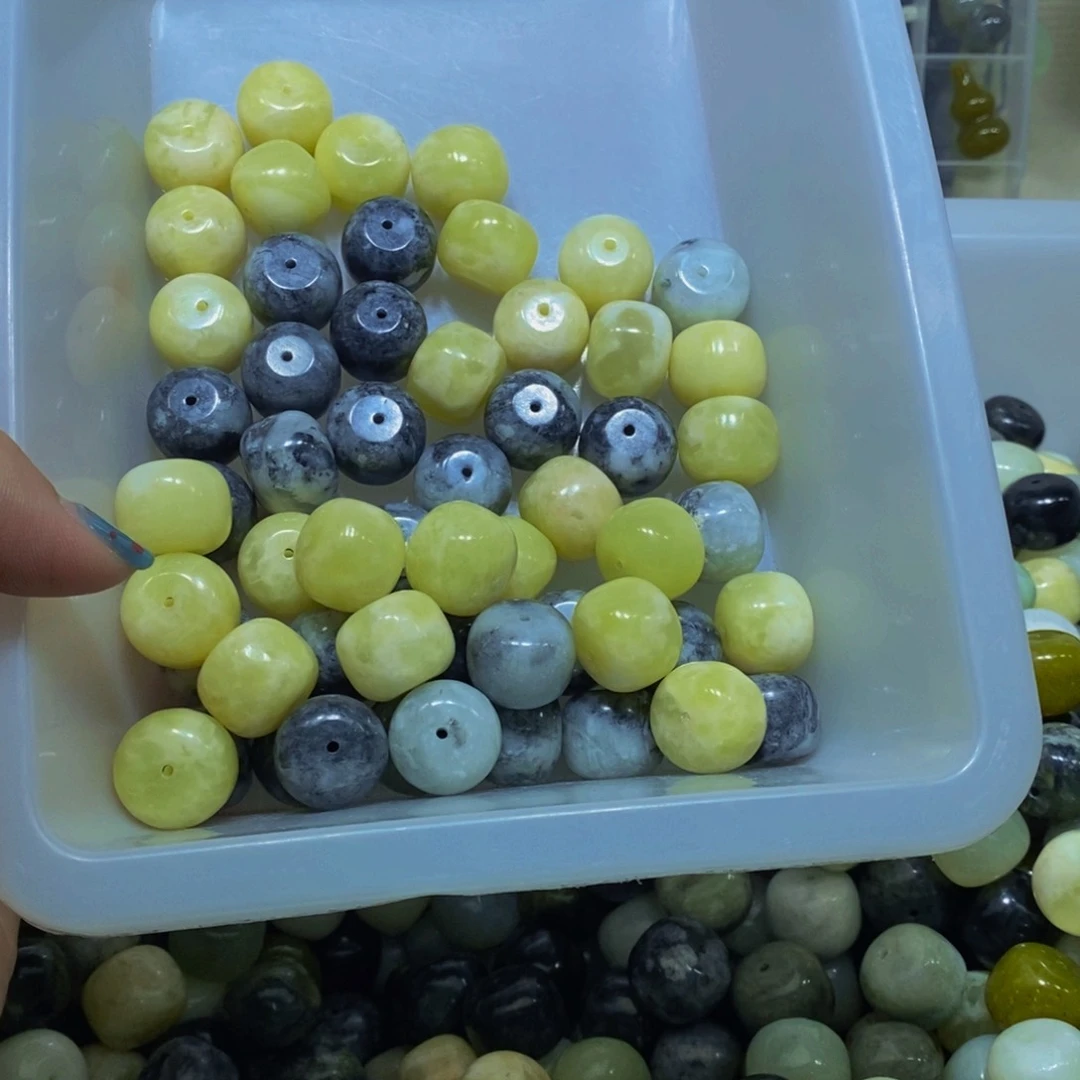 蛇纹石玉未镶嵌毛衣链45