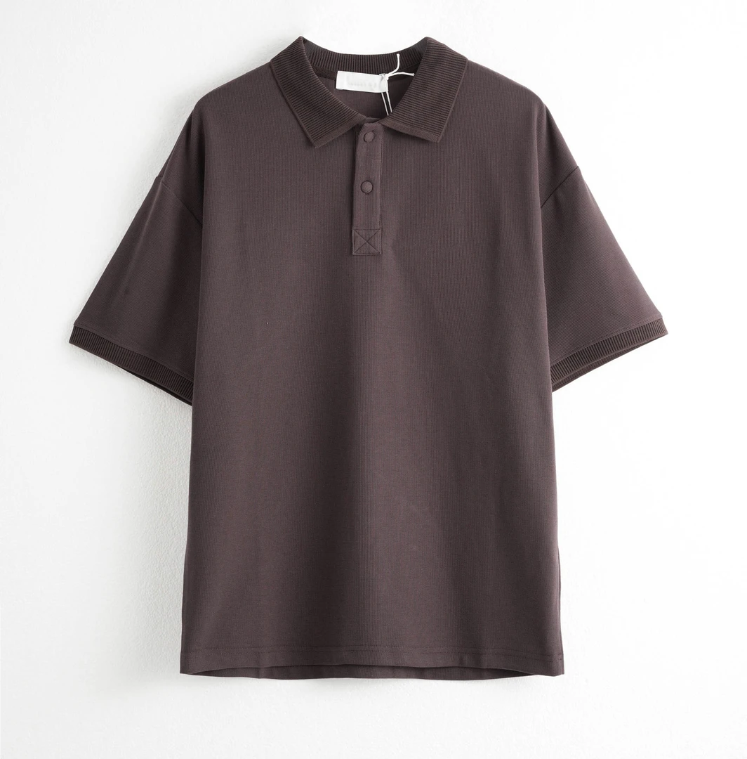 30446-休闲百搭POLO衫简约短袖衬衫T恤针织短袖polo