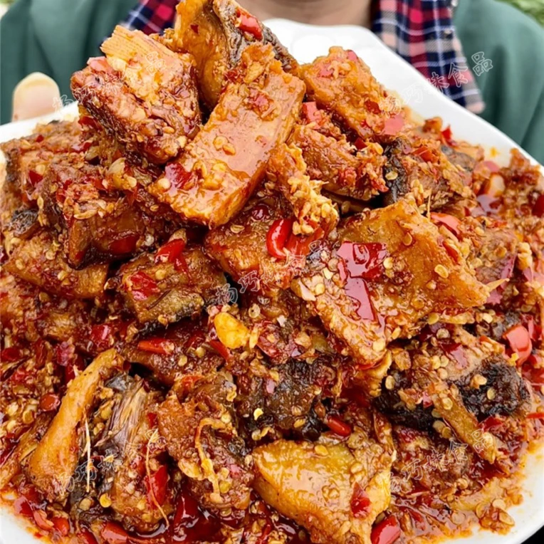 杨巧妹酒糟鱼罐装块江西特产美食香辣鱼辣酱即食下饭菜厨房调味品