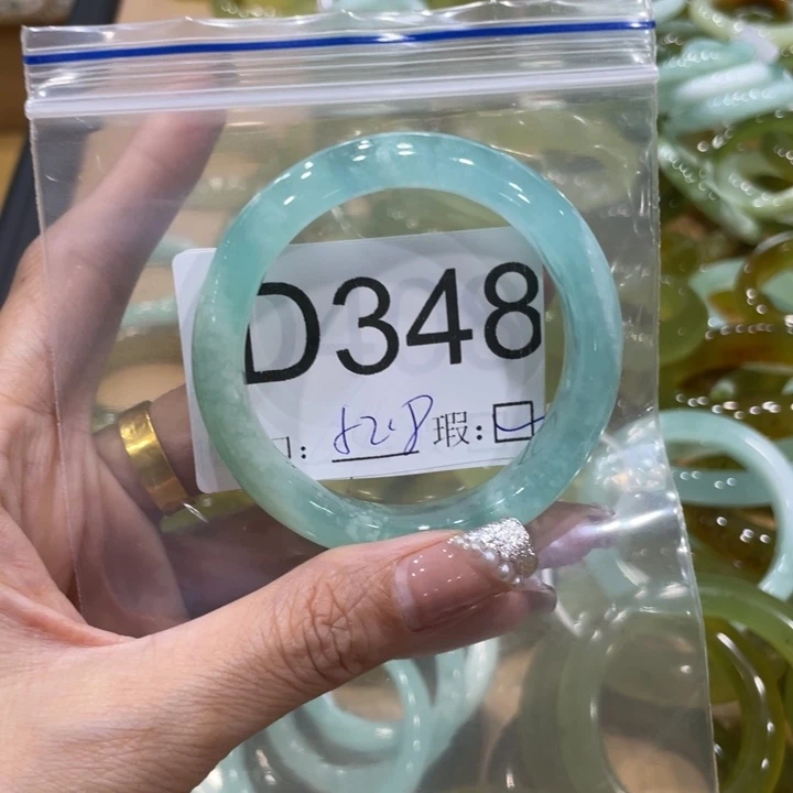 未镶嵌蛇纹石玉手镯糖***爱