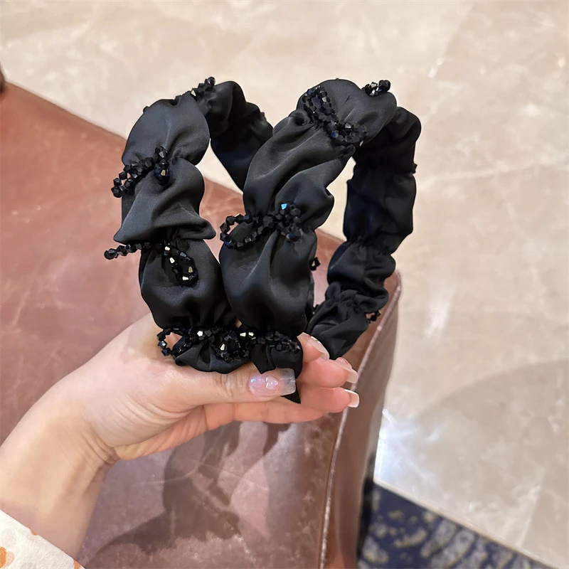 原创设计波西米亚风法式韩版发箍手工百搭发饰宽边