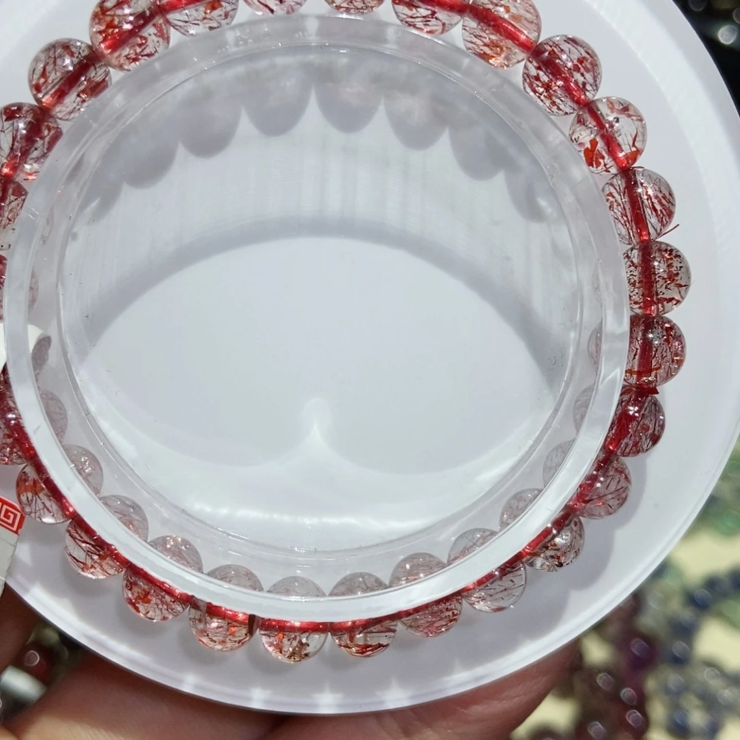 手链未镶嵌水晶红超彼岸花