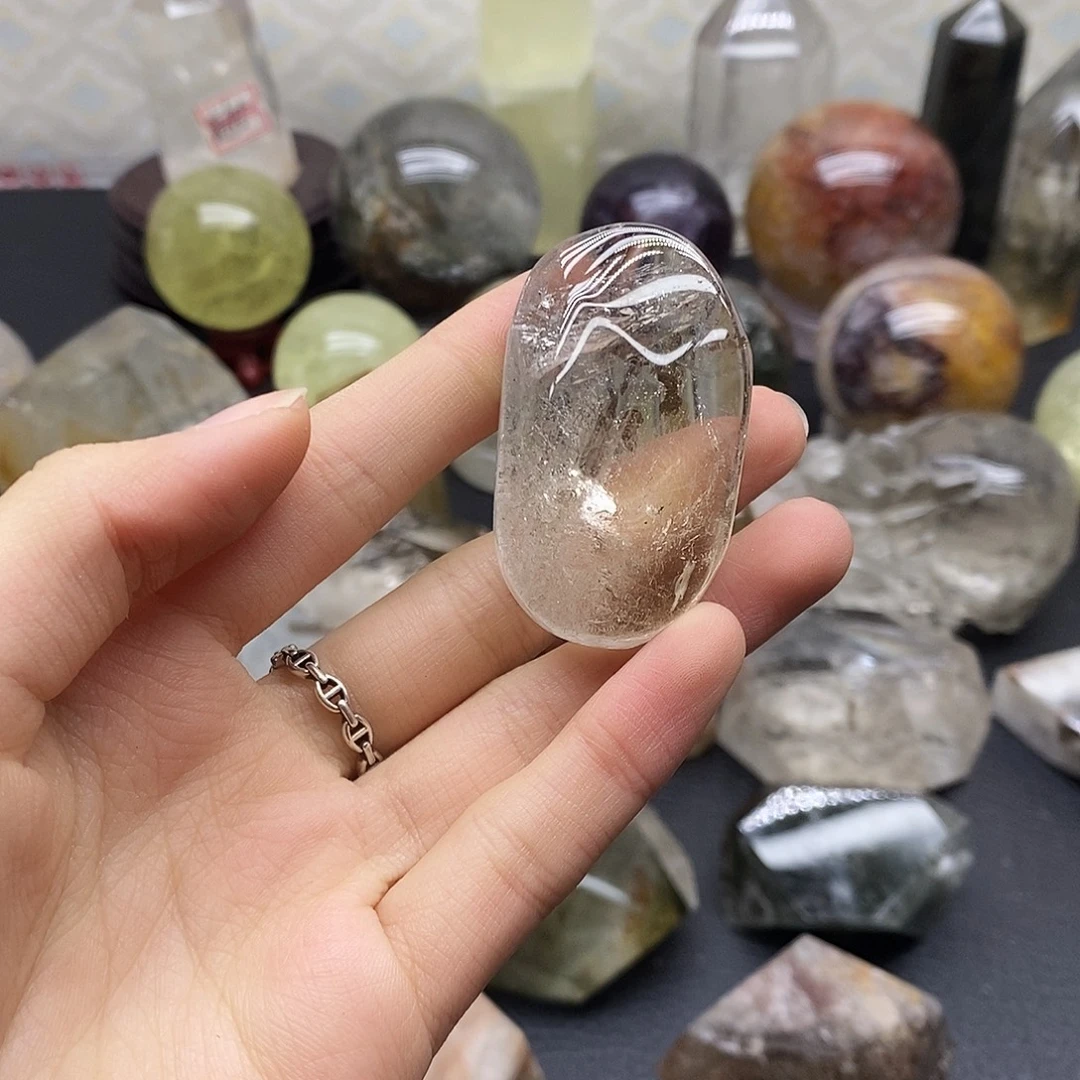 未镶嵌水晶珠宝半成品69水晶石