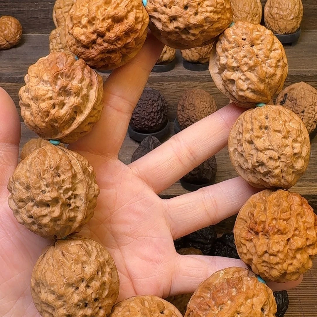 吊坠文玩核桃12金玉菩提手持36尺寸福利