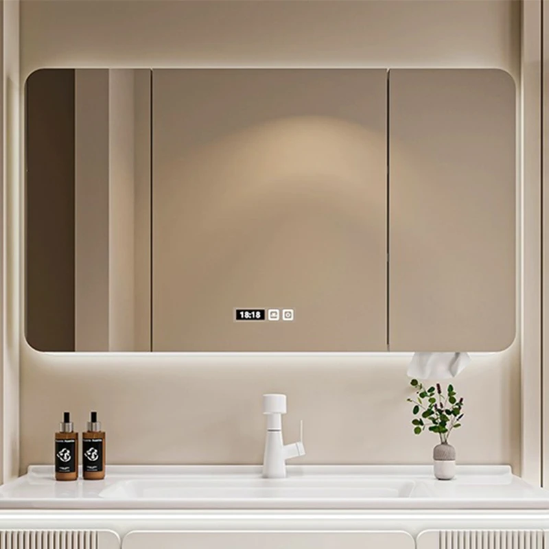 智能镜柜浴室单独挂墙式卫生间镜柜厕所洗手间梳妆镜子收纳镜柜