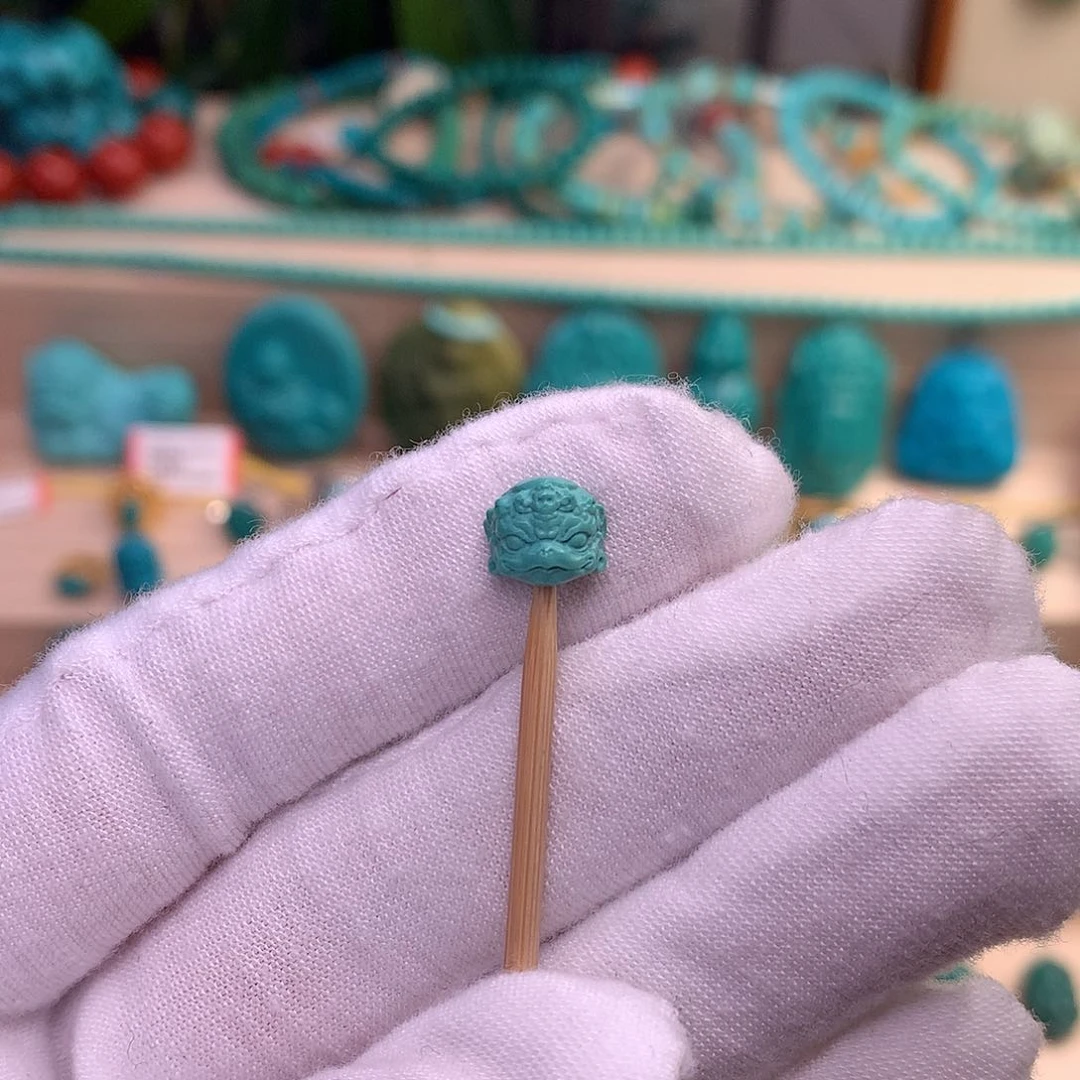 绿松石珠宝半成品未镶嵌