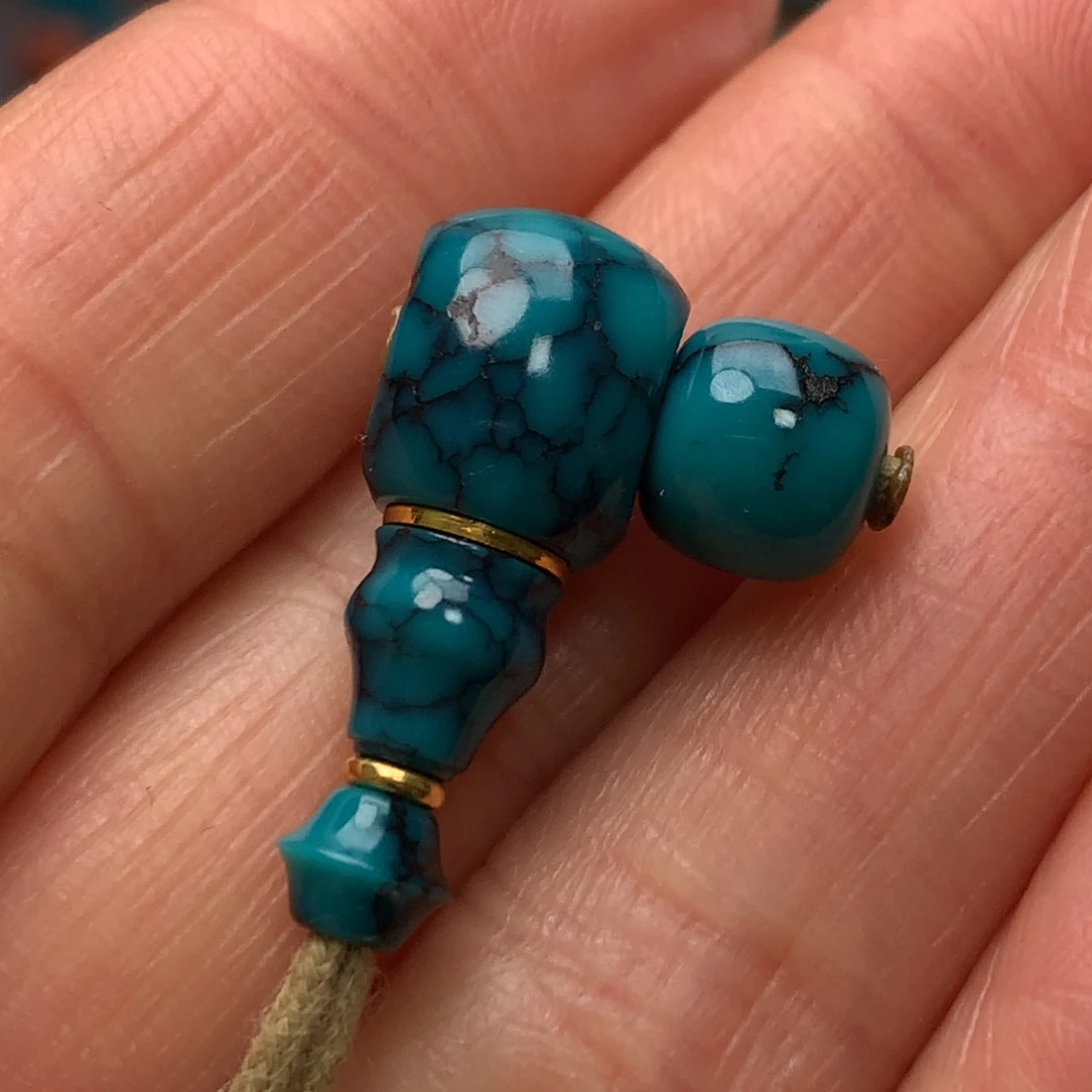 绿松石足金镶嵌配饰