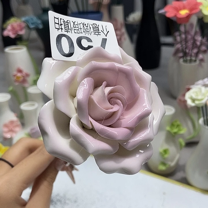 陶瓷纯手工捏花设计