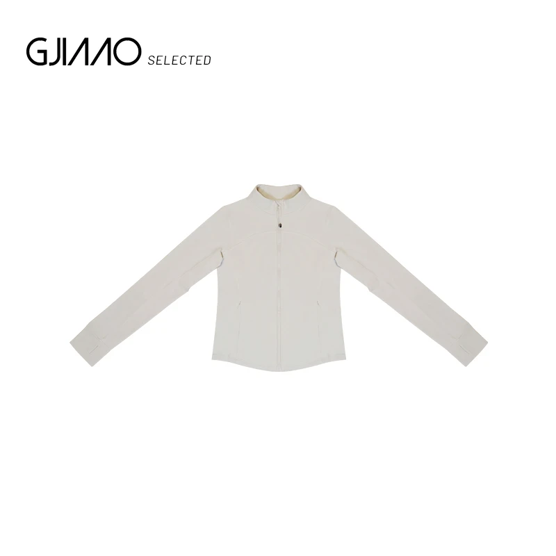 3302 加绒圆边立领拉链瑜伽外套