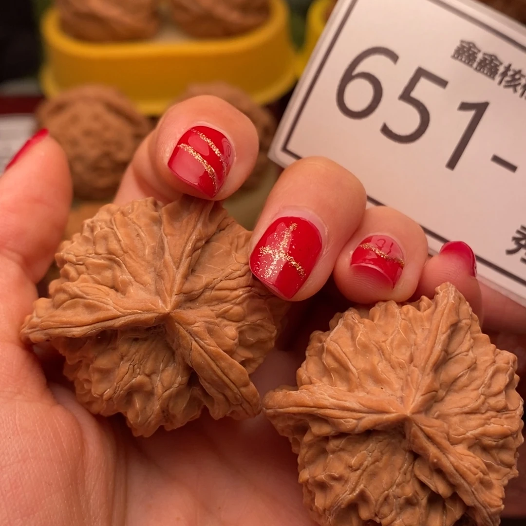 桃核把件盘山奔40……