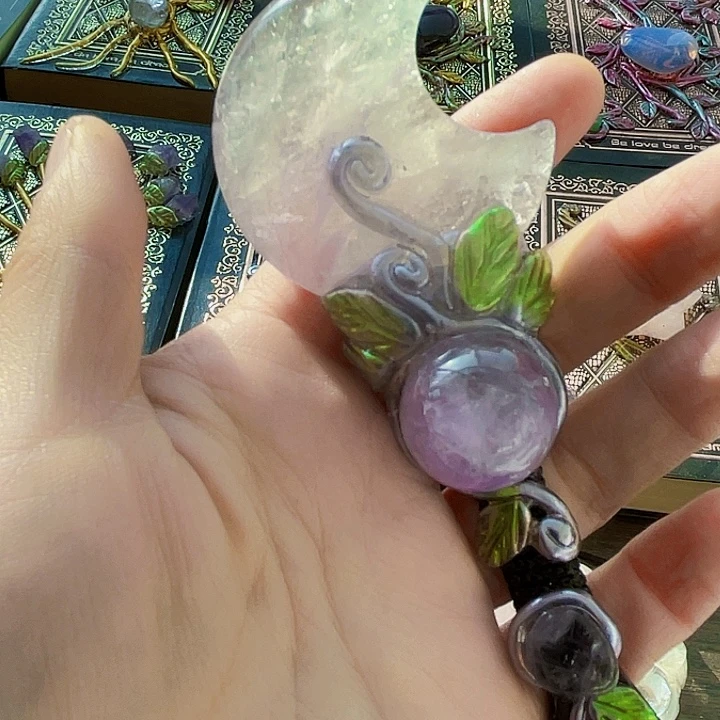 猫***i水晶未镶嵌摆件水晶