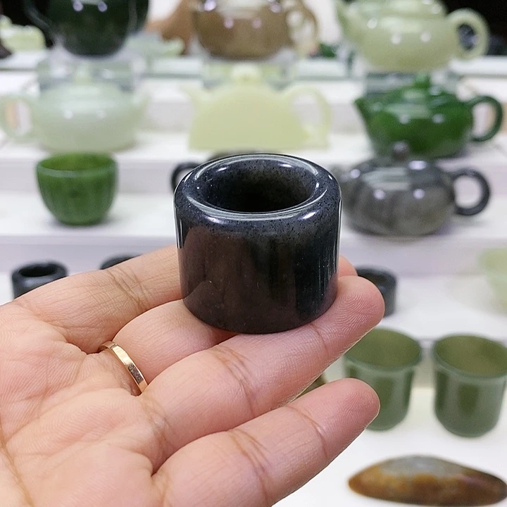 未镶嵌和田玉挂件无*扳指