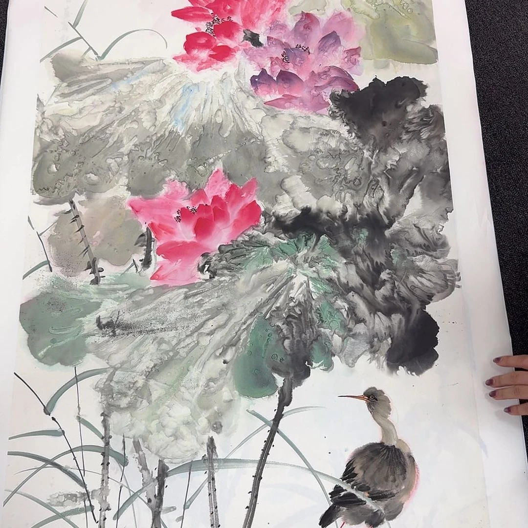 国画国画作品四尺整张