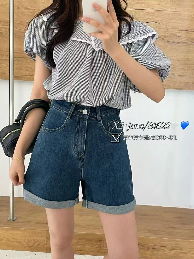 高品质弹力显瘦牛仔短裤31622（福利，卖完结束）