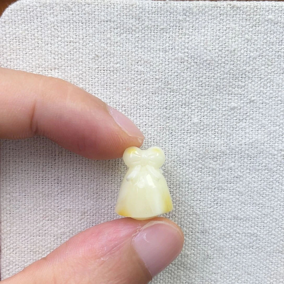 琥珀未镶嵌裸石铃铛